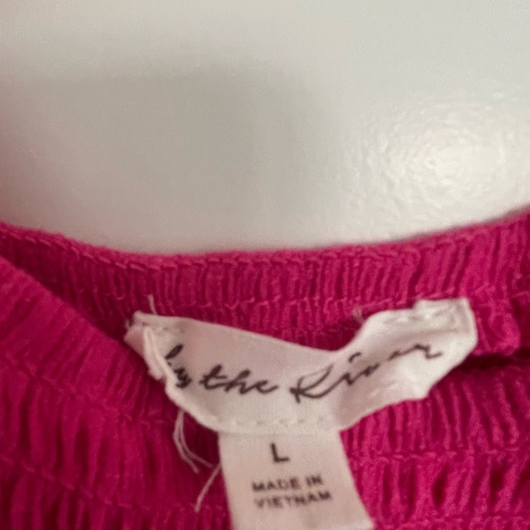 Pink Ruffled Maxi Dress - Picture 3 of 3